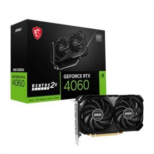 4711377115421 | P/N: 912-V516-004 | Cod. Artículo: DSP0000017925 Tarjeta grafica msi vga nvidia rtx 4060 ventus 2x black 8g oc