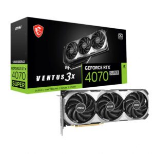 4711377171267 | P/N: 912-V513-827 | Cod. Artículo: DSP0000028221 Tarjeta grafica msi vga nvidia rtx 4070 4070 super 12g ventus 3x oc