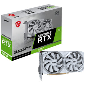 4711377249430 | P/N: 912-V809-4401 | Cod. Artículo: DSP0000028610 Tarjeta grafica msi rtx 3050 ventus 2x white 8gb oc