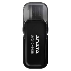 4713218465405 | P/N: AUV240-64G-RBK | Cod. Artículo: DSP0000028704 Memoria usb 2.0 adata uv240 64gb negro