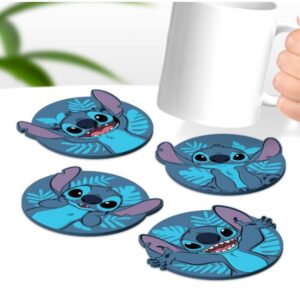 5056577732573 | P/N: PP13064LS | Cod. Artículo: MGS0000022565 Pack de 4 posavasos disney stitch