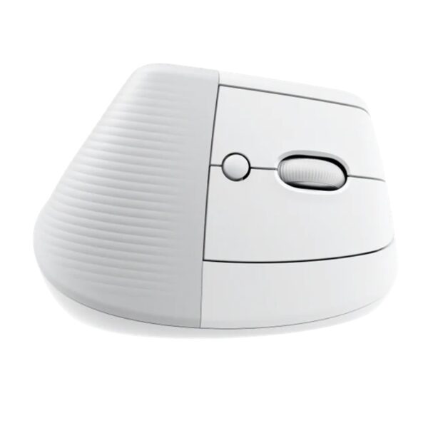 Mouse raton vertical logitech lift 6 botones 4000 dpi wireless inalambrico blanco crudo - Imagen 2