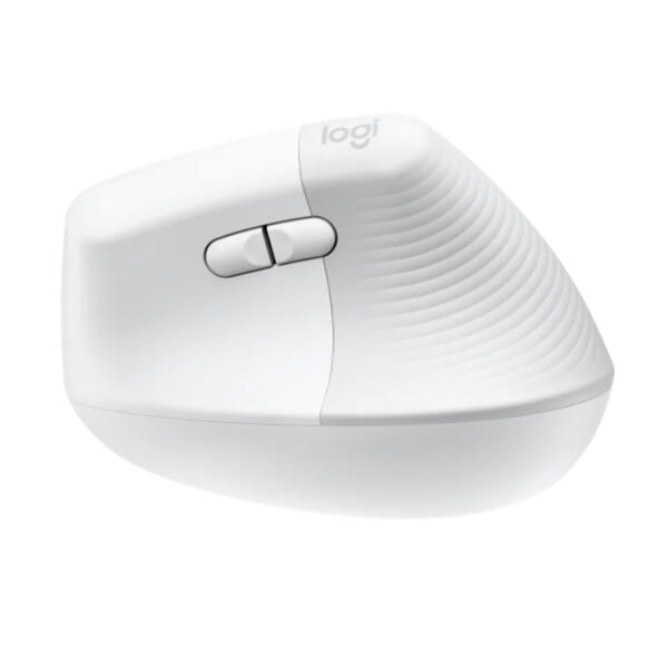 Mouse raton vertical logitech lift 6 botones 4000 dpi wireless inalambrico blanco crudo - Imagen 4