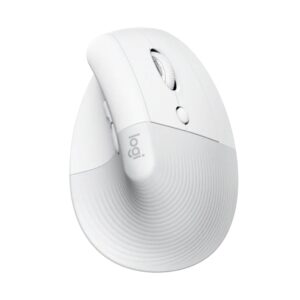 5099206099845 | P/N: 910-006475 | Cod. Artículo: MGS0000010520 Mouse raton vertical logitech lift 6 botones 4000 dpi wireless inalambrico blanco crudo