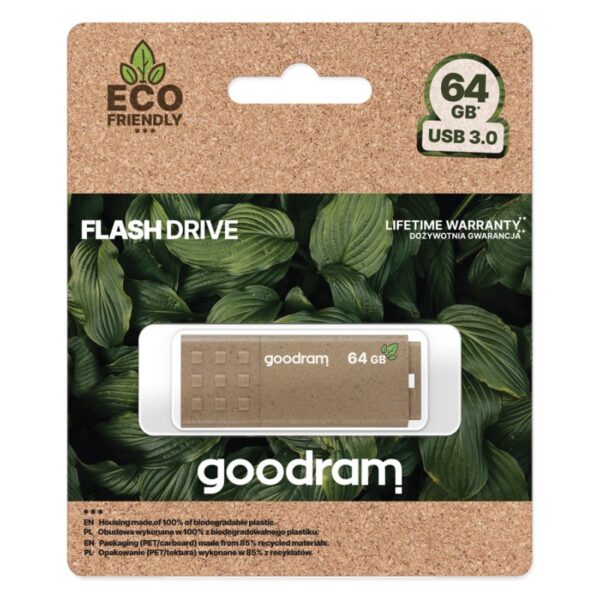 Memoria usb 3.0 goodram 64gb ume3 eco friendly - Imagen 4