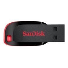 619659097318 | P/N:  | Cod. Artículo: SDCZ50-064G-B35 Memoria usb 2.0 sandisk 64gb cruzer blade rojo