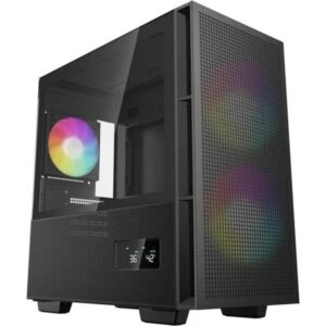 6933412774693 | P/N: R-CH360-BKAPE3D-G-1 | Cod. Artículo: DSP0000026013 Caja ordenador gaming deepcool ch360 matx cristal templado negro