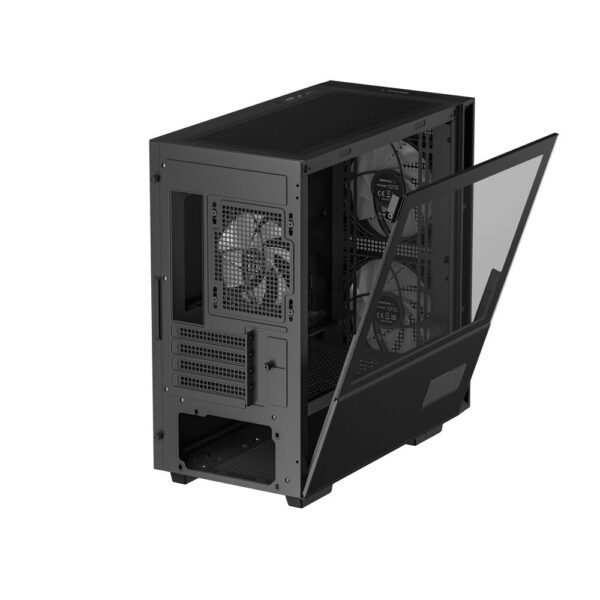 Caja ordenador gaming deepcool ch360 matx cristal templado negro - Imagen 7