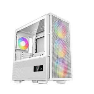 6933412774877 | P/N: R-CH560-WHAPE4D-G-1 | Cod. Artículo: DSP0000022323 Caja ordenador gaming deepcool ch560 digital m - atx argb cristal templado blanco