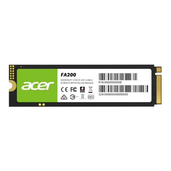 6955914613973 | P/N: BL.9BWWA.124 | Cod. Artículo: DSP0000028160 Disco duro interno ssd acer fa200 1tb m.2 pcie