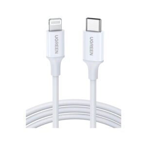 6957303814930 CABLE UGREEN USB-C to LIGHTNING MFI 1M WHITE UG10493 A0055012 UGREEN Cables UG10493