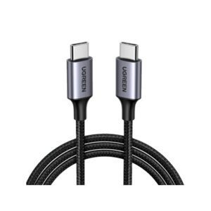 6957303874279 CABLE UGREEN USB-C ALUMINUM TRENZADO 1M BLACK UG70427 A0055010 UGREEN Cables UG70427