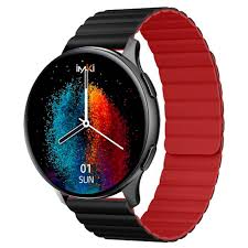 6973626300332 IMIKI SMARTWATCH KW66 PRO BLACK + RED MAGNETIC STRAP 43