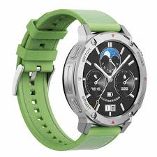 6973626300875 IMIKI SMARTWATCH XPLORER SCOUT GREEN+SILVER SILICONE STRAP 46