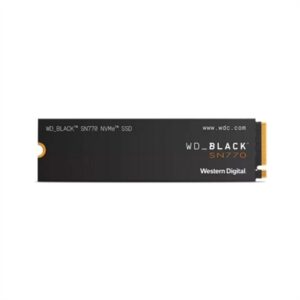 718037887333 | P/N: WDS100T3X0E | Cod. Artículo: DSP0000006602 Disco duro interno ssd wd western digital black sn770 wds100t3x0e 1tb m.2 pci express nvme