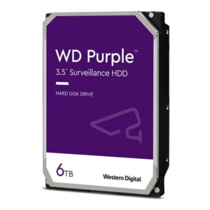 718037898339 | P/N: WD64PURZ | Cod. Artículo: DSP0000018233 Disco duro interno hdd wd western digital purple wd64purz 6tb 3.5pulgadas sata 6gb - s 5400rpm 256mb