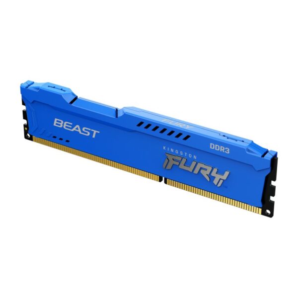 Memoria ram ddr3 8gb kingston - 1600mhz - pc4 - 28800 - fury beast - azul - Imagen 2