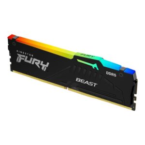 740617328592 | P/N: KF556C40BBA-32 | Cod. Artículo: DSP0000018263 Memoria ram ddr5 32gb kingston - 5600 mhz - pc5 - 44800 - fury beast rgb - cl40 - 1.25v