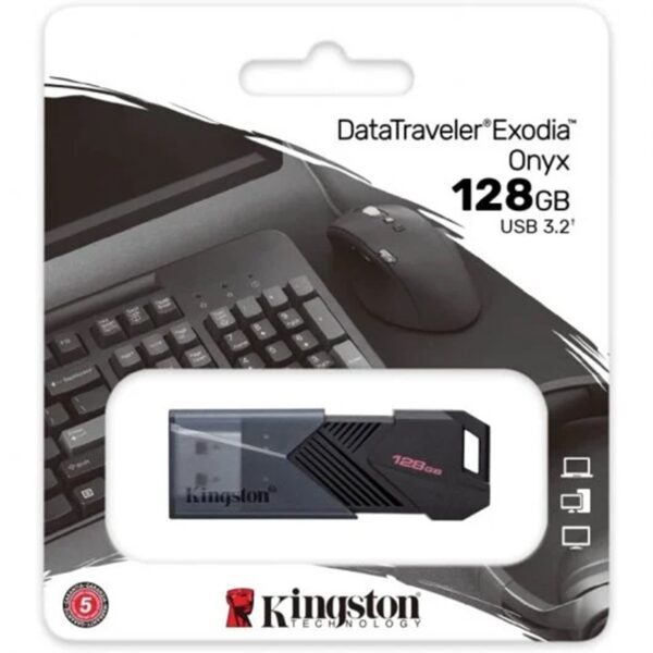 Memoria usb 3.2 kingston 128gb datatraveler exodia onyx - Imagen 3