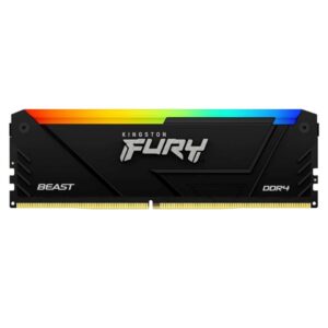 740617337549 | P/N: KF432C16BB2A/8 | Cod. Artículo: DSP0000024407 Memoria ram 3200mhz kingston fury beast ddr4 8gb cl16