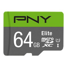 751492593753 | P/N: P-SDUX64U185GW-GE | Cod. Artículo: MGS0000000046 Tarjeta memoria micro secure digital micro sdhc elite pny 64gb clase 10 uhs - i u1