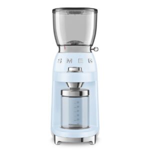 8017709283025 SMEG COFFEE GRINDER 50´STYLE PASTEL BLUE CGF01PBEU 139