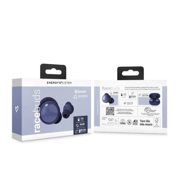 Auriculares energy sistem navy racebuds bluetooth azul - Imagen 4