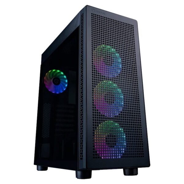 8436545693353 | P/N: CHA010037 | Cod. Artículo: DSP0000016362 Caja ordenador gaming hiditec atx h1 air argb cristal templado