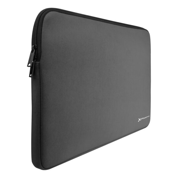 Funda de neopreno phoenix para tablet o portátil 14pulgadas interior terciopelo negra - Imagen 2