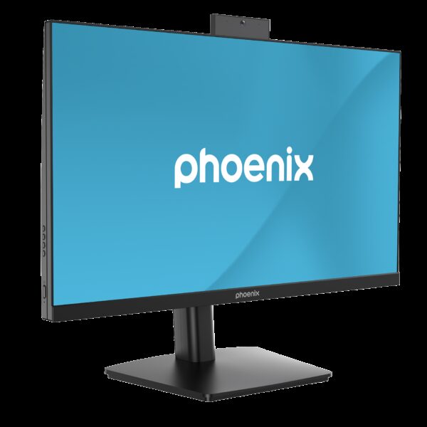 Monitor phoenix visión 24 pro 23.8pulgadas full hd panel ips webcam integrada abatible hdmi + dp altavoces integrados - Imagen 3