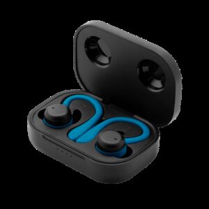 8436583238127 | P/N: SPARTAN-BL | Cod. Artículo: DSP0000024189 Auriculares deportivos phoenix spartan bluetooth 5.3 manos libres accesorios intercambiables detalles en azul