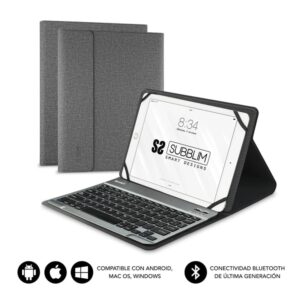 8436586741082 | P/N: SUB-KT2-BT0002 | Cod. Artículo: DSP0000021718 Funda tablet subblim keytab pro para tablet 10.1pulgadas gris