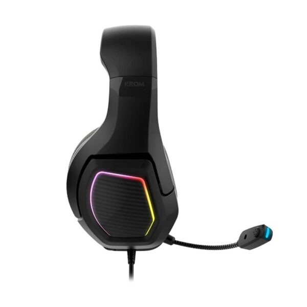 Auriculares gaming krom kopa usb negro - Imagen 2