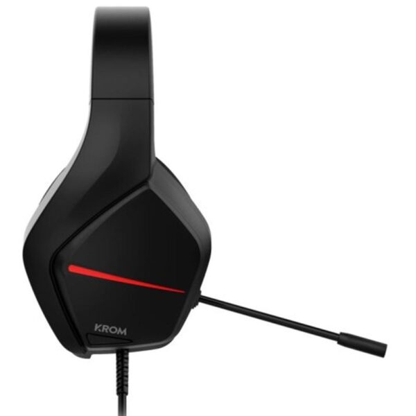 Auriculares gaming krom kopa move jack 3.5mm negro - rojo - Imagen 3