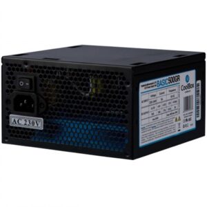 8437013799737 | P/N: COO-FA500B-BKB | Cod. Artículo: COO-FA500BGR Fuente de alimentacion coolbox basic 500gr atx 500w