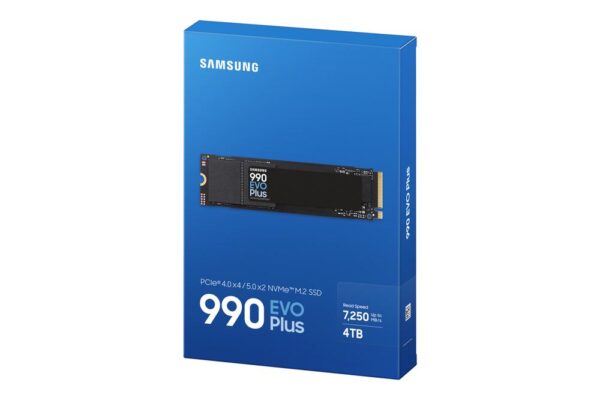 Disco duro interno solido ssd samsung 990 evo plus 4tb pcie 4.0x4 5.0x2 nvme 2.0 - Imagen 7