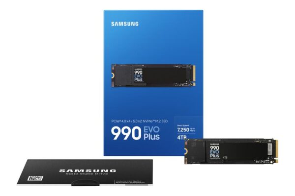 Disco duro interno solido ssd samsung 990 evo plus 4tb pcie 4.0x4 5.0x2 nvme 2.0 - Imagen 8