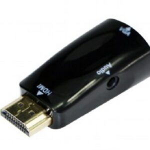 ADAPTADOR GEMBIRD HDMI A VGA HEMBRA CON 3