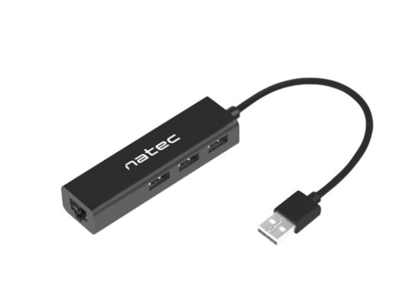 ADAPTADOR NATEC DRAGONFLY USB 2.0 A RJ45 GIGABIT CON 3XUSB 2.0 5901969417906 NHU-1413