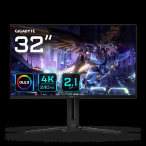 AORUS FO32U2P pantalla para PC 80 cm (31.5") 3840 x 2160 Pixeles 4K Ultra HD OLED Negro 4719331858025 | P/N: AORUS FO32U2P EK1 | Ref. Artículo: 1382330