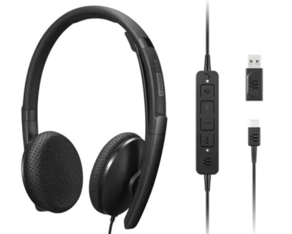 AURICULAR LENOVO DIADEMA AURICULARES Y MICROFONO VOIP (TEAMS) USB C 0195892090458 4XD1M45626