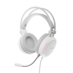 AURICULARES GAMING GENESIS NEON 613 2.0 RGB BLANCOS 5901969443431 NSG-2093