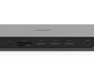 Acer USB Type-C Gen 1 Dock Alámbrico USB 3.2 Gen 1 (3.1 Gen 1) Type-C Gris 4711121047756 | P/N: GP.DCK11.00Q | Ref. Artículo: 1366742