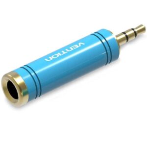 Adaptador Jack Vention VAB-S04-L/ Jack 3.5 Macho - Jack 6.5 Hembra/ Azul 6922794714175 VAB-S04-L VEN-ADP VAB-S04-L