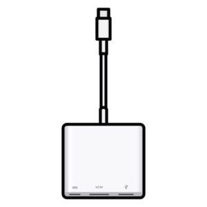 Adaptador usb-c digital Av Multiport Macbook v3 MW5M3ZM/A 195949396861 MW5M3ZM/A APL-USBC AVDIGITAL V3