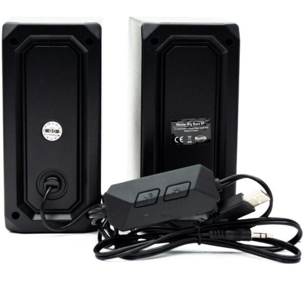 Altavoces con Bluetooth Woxter Big Bass 97 BT/ 20W/ 2.0 - Imagen 5