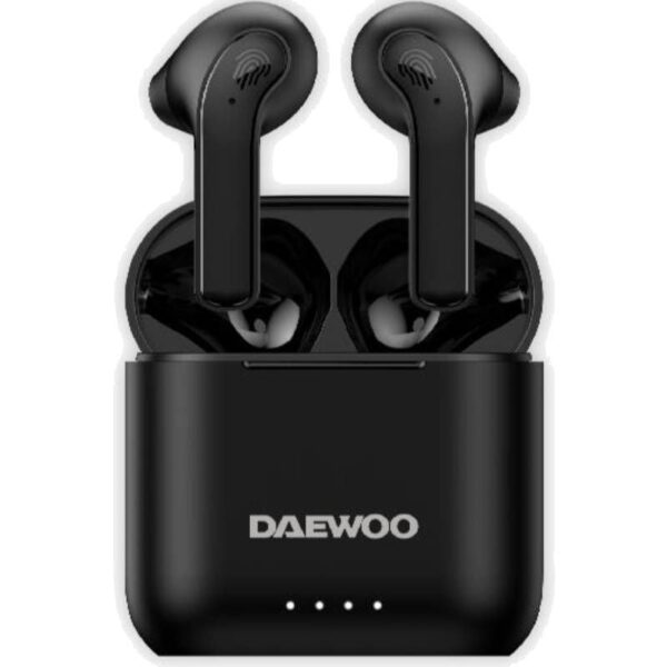 Auriculares Bluetooth Daewoo DW2020 con estuche de carga/ Autonomía 5h/ Negros 8436533799067 DW2020 DAE-AUR DW2020