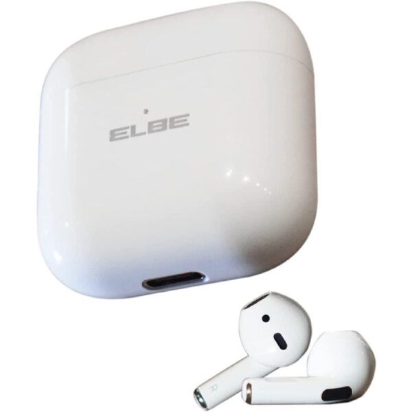 Auriculares Bluetooth Elbe ABTWS-003-B con estuche de carga/ Autonomía 5h/ Blancos - Imagen 2