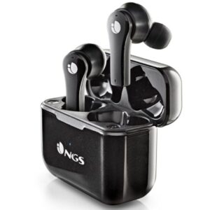 Auriculares Bluetooth NGS Ártica Bloom con estuche de carga/ Autonomía 6h/ Negros 8435430620016 ARTICABLOOMBLACK NGS-AUR ARTICABLOOMBLACK