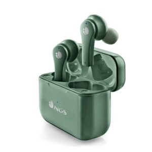 Auriculares Bluetooth NGS Ártica Bloom con estuche de carga/ Autonomía 6h/ Verdes 8435430622027 ARTICABLOOMGREEN NGS-AUR ARTICA BLOOM GREE